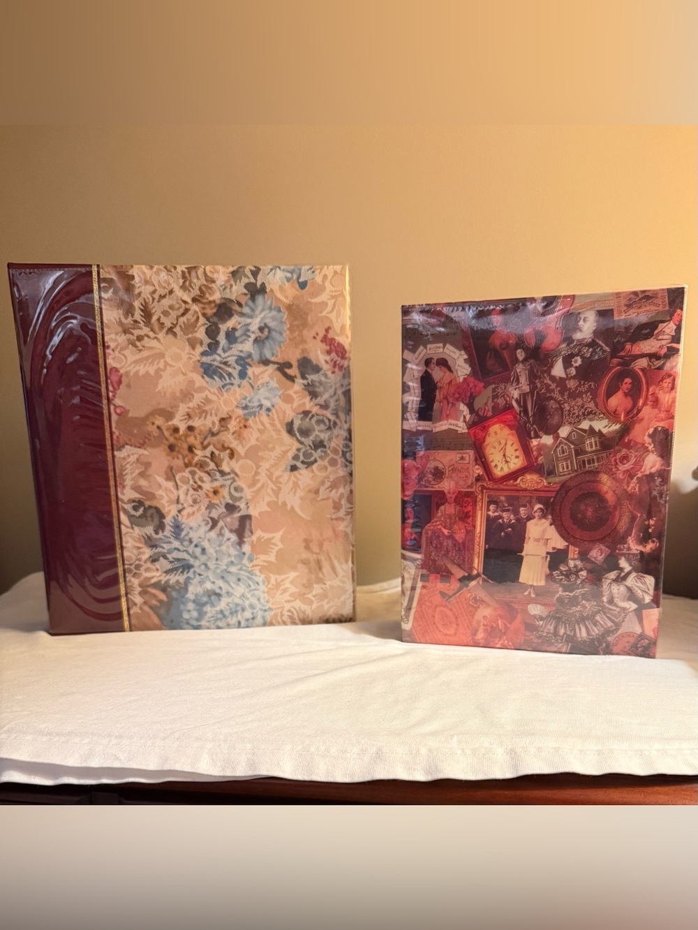 Lot of 2 Slip In Photo Albums  Bookbound